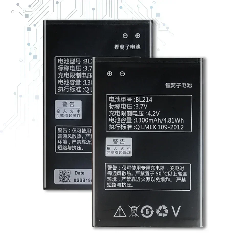 Перезаряжаемая литиевая батарея для Lenovo, высокое качество, 3,7 в, 1300 мАч, BL 214, BL214, BL-214, A316, A316I, A360E, A365E, A66