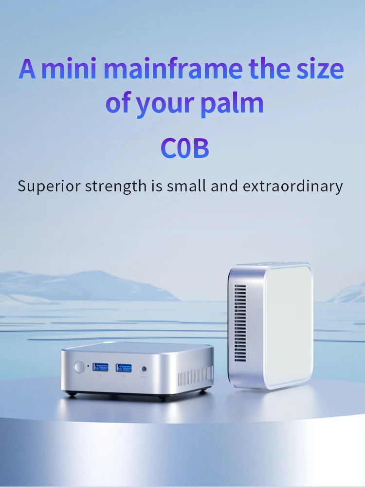 

SZBOX Новый N150 MINI PC C0B Intel Celeron Windows 11 Мини-компьютер DDR4 16 ГБ 512 ГБ WIFI5 BT4.2 VGA 4K Бытовой игровой компьютер
