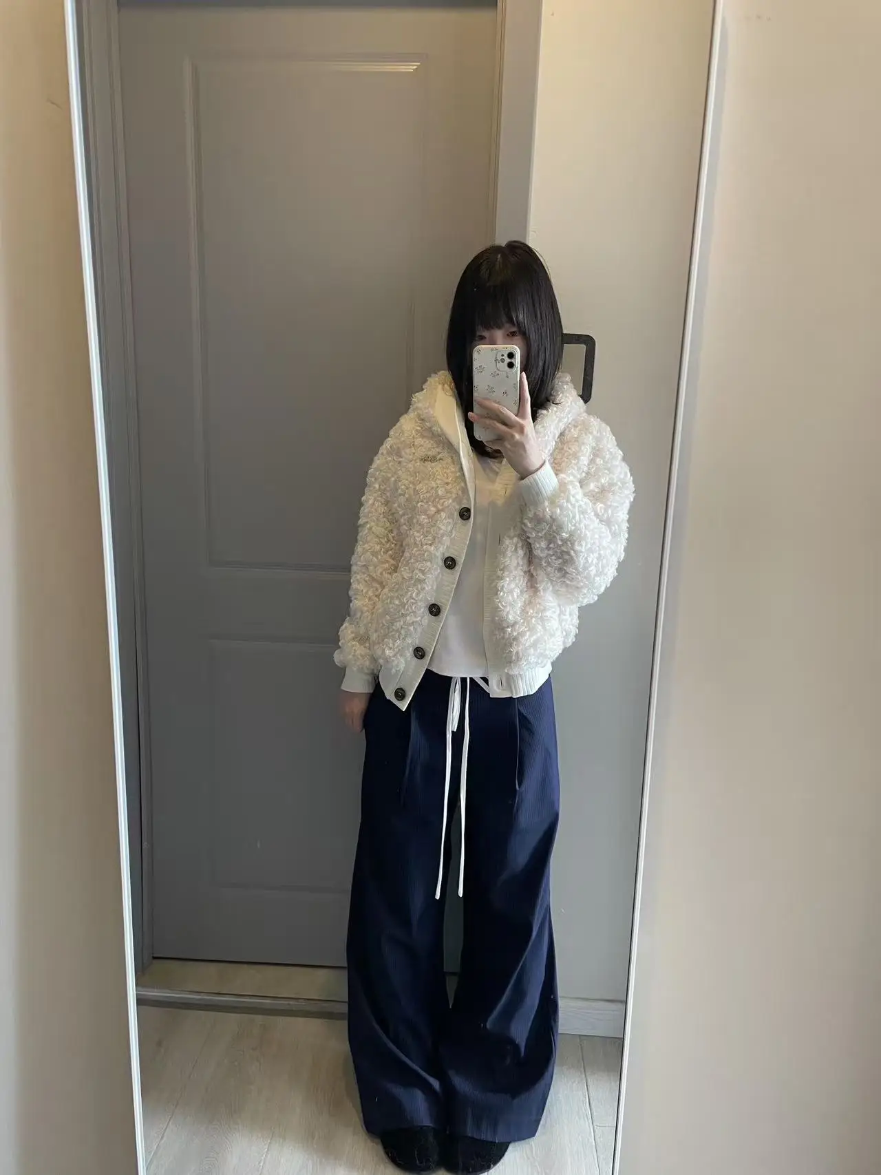 duoduo-coreen-sle-ecologique-fourrure-chapeau-jaet-femmes-hiver-decontracte-ouvert-cardigan-minceur-polyvalent-haut