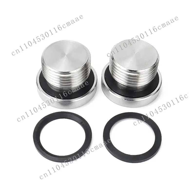 304 stainless steel hexagonal plug fitting with side plug cap baffle G1/8 G1/4 G3/8 DIN908 standard