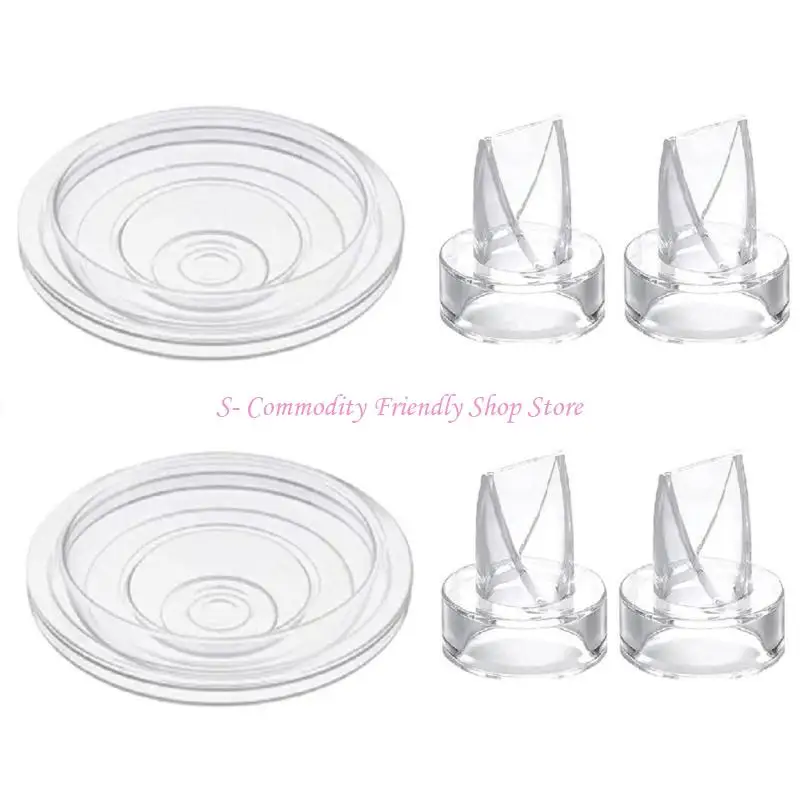 

85ae 6pcs утки и силиконовые диафрагмы набор молочной железы Силиконовый уток и комбинация диафрагмы для насоса для молочной