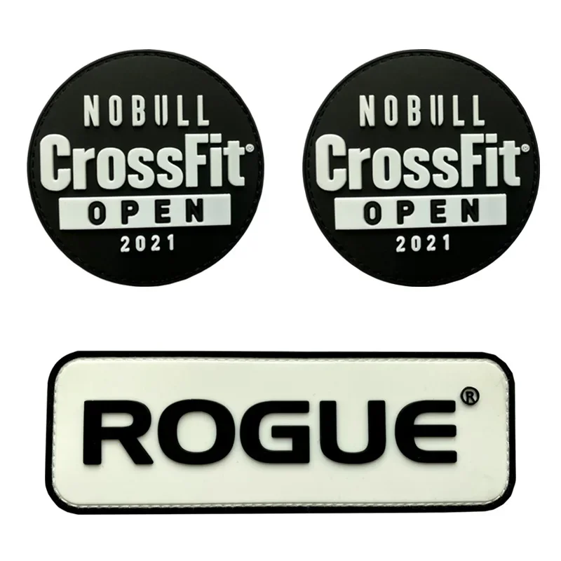 Rogue CrossFit 3D PVC Patches 2020 Game Military Armband Badges Clothes Backpack Application Magic Stickers Hook Loop Appliques