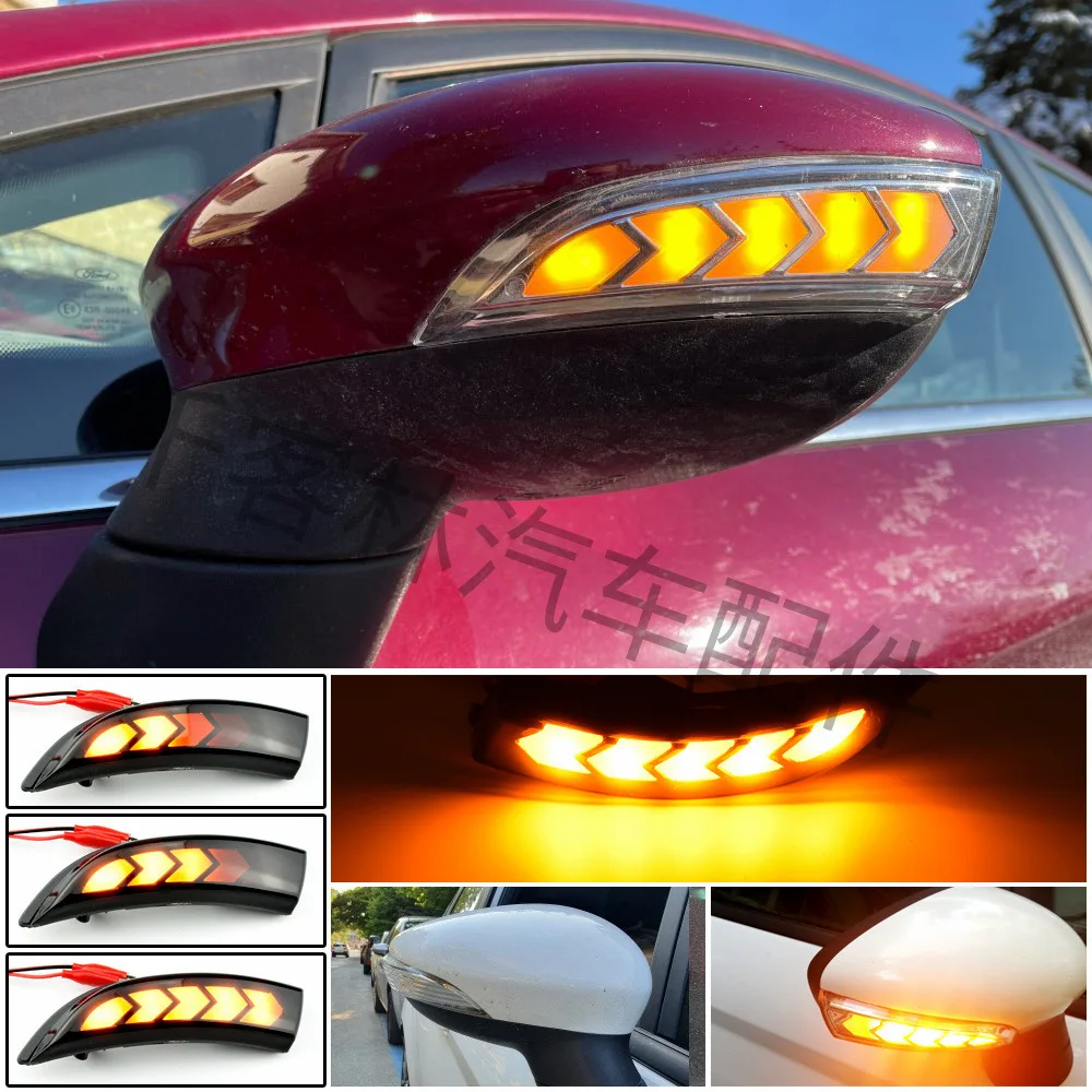 

Suitable for Ford Fiesta MK6 (UK MK7) LED rearview mirror turn signal indicator light, flowing turn signal light