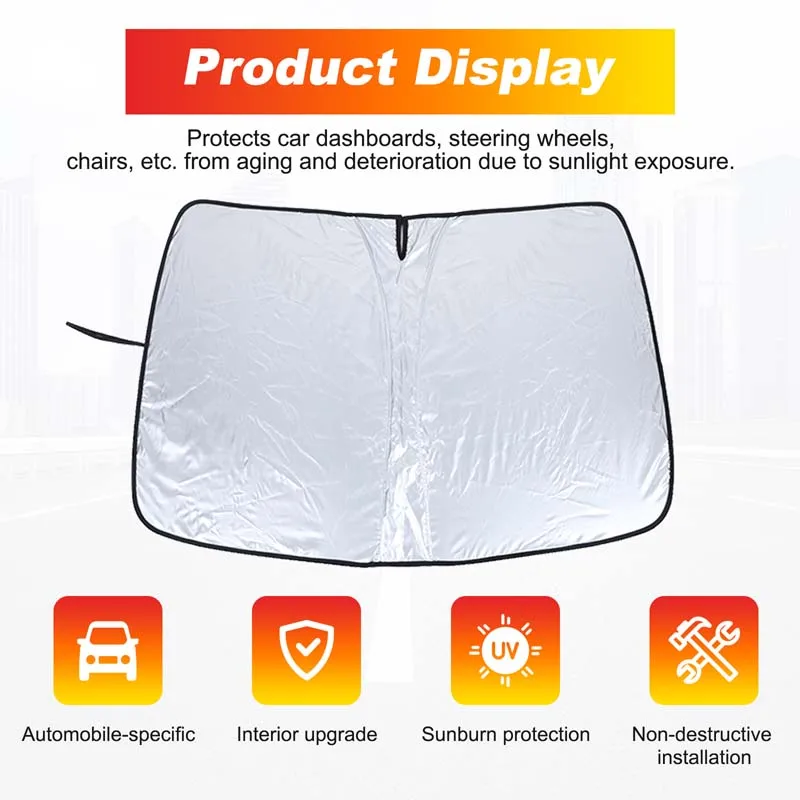 For Honda Elysion 2016-2021 Car Front  Windshield Sunshade UV Protection Foldable Shade Sun Protector Windshield Visor Cover