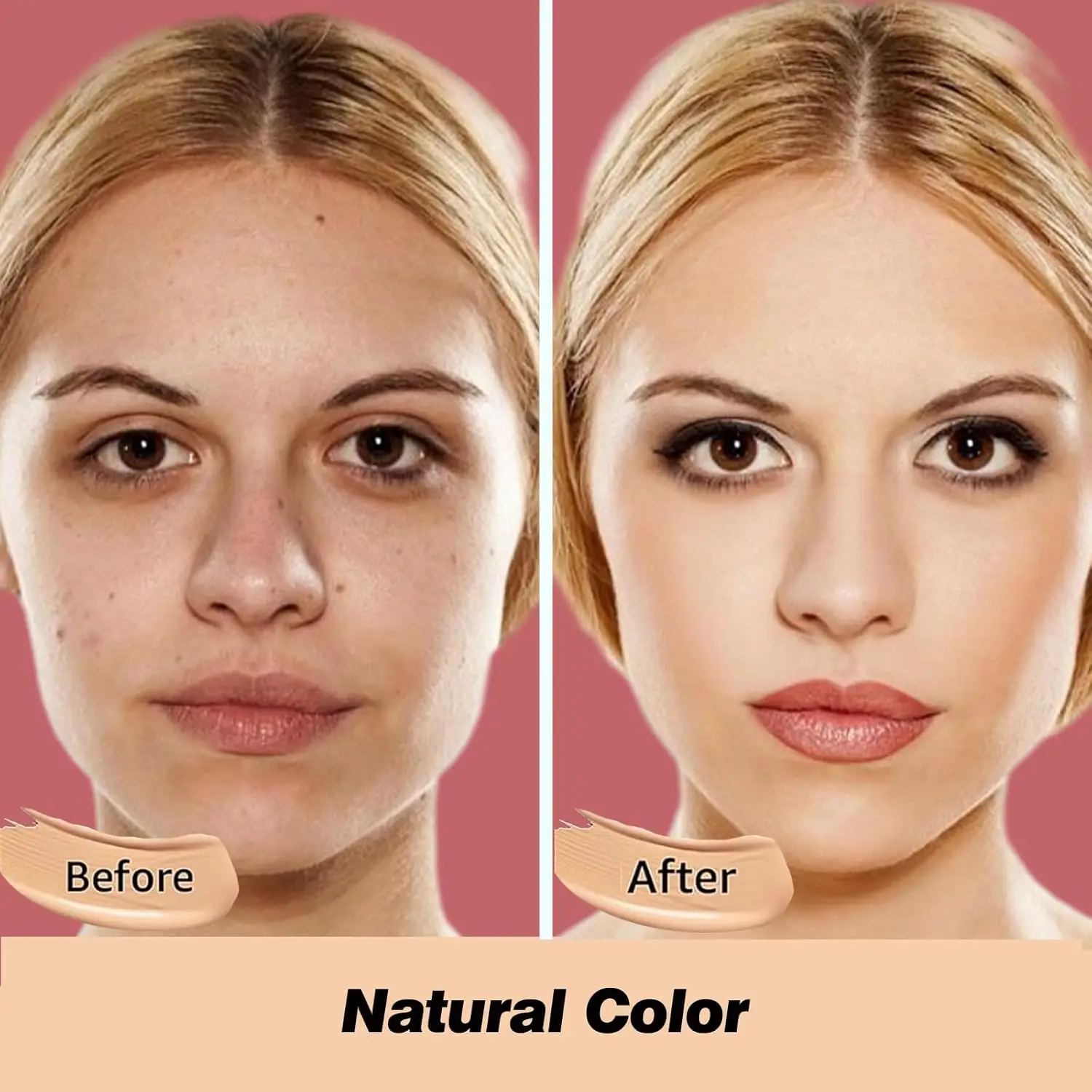 Mushroom Head Air Cushion Foundation Water Feeling Flawless BB Cream Oil Control, Lightweight & Smoothing Natural Concealer