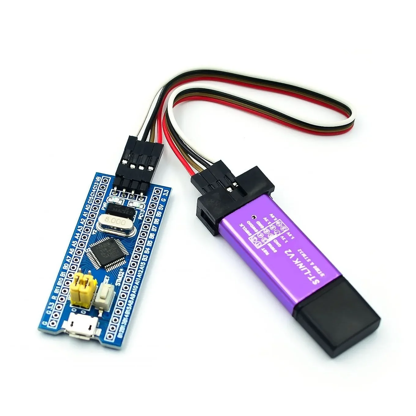 Programador de descarga del simulador ST-LINK V2 STM32F103C8T6 STM32F103C6T6 ARM STM32 Módulo de placa de desarrollo de sistema mínimo