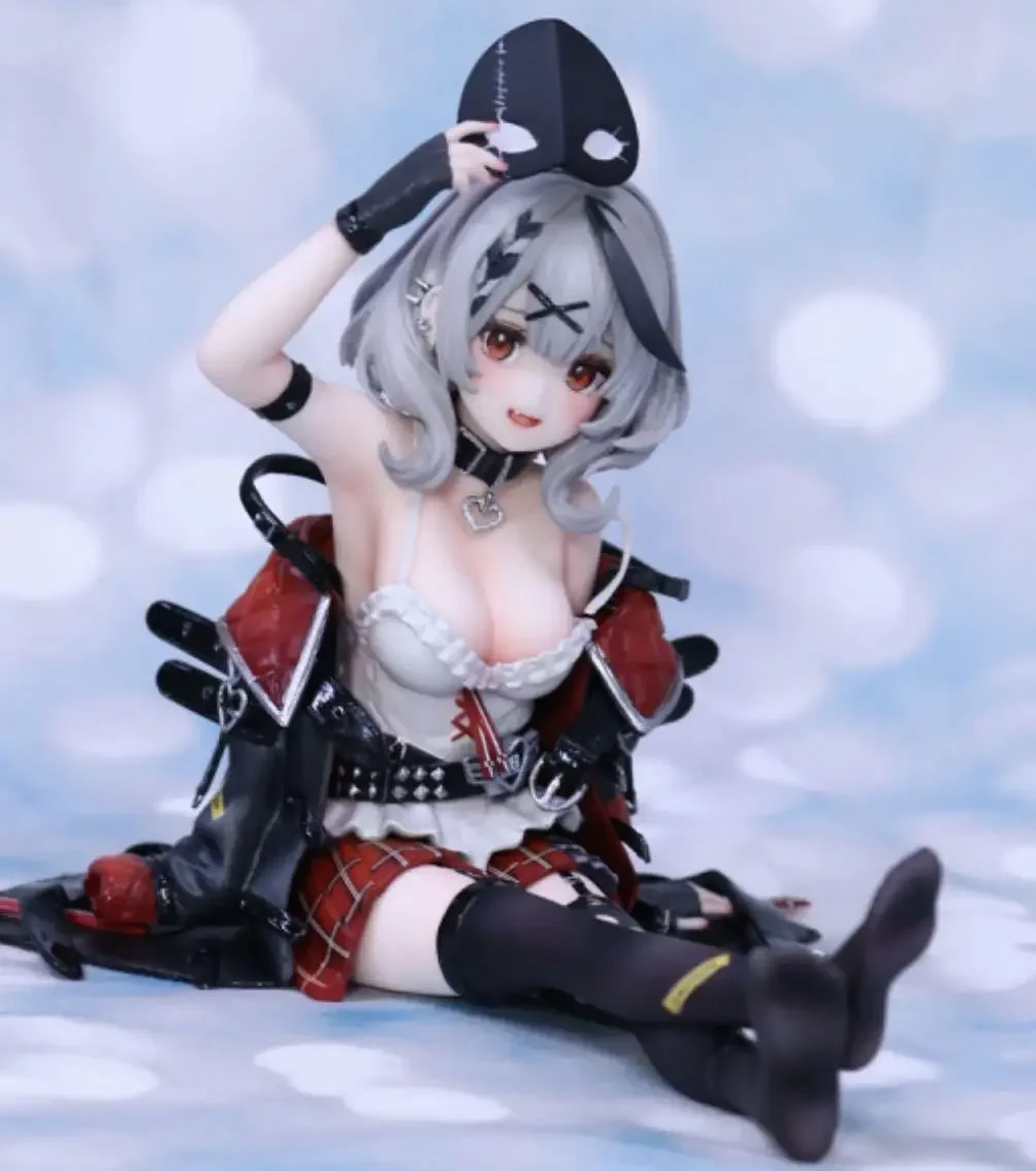 

1/8 Anime Sakamata Chloe Kit Kawaii Resin GK DIY White Assembly GK Model Statue Toys Doll Collection Gifts