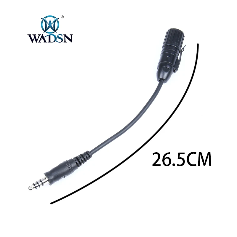 Tactical U94PTT WADSN Earphone Militry Civil Headphone Wiring Transform Adapter FullSeries Outdoor Headset And PTT Accessory