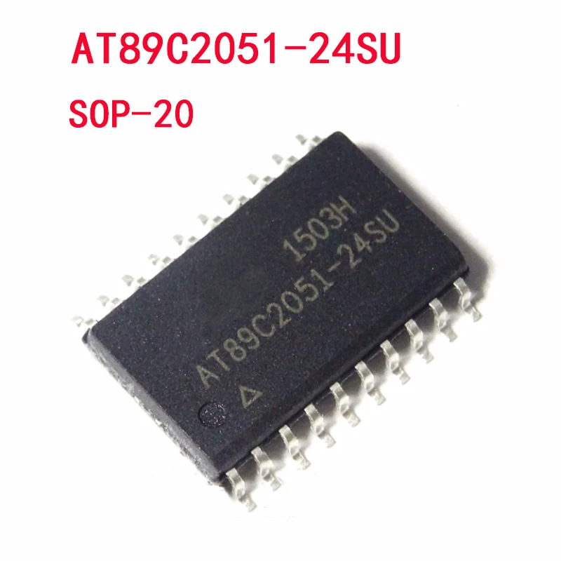 5PCS AT89C2051-24SU SOP20 AT89C2051-24PU DIP-20-bit microcontroller MCU chip