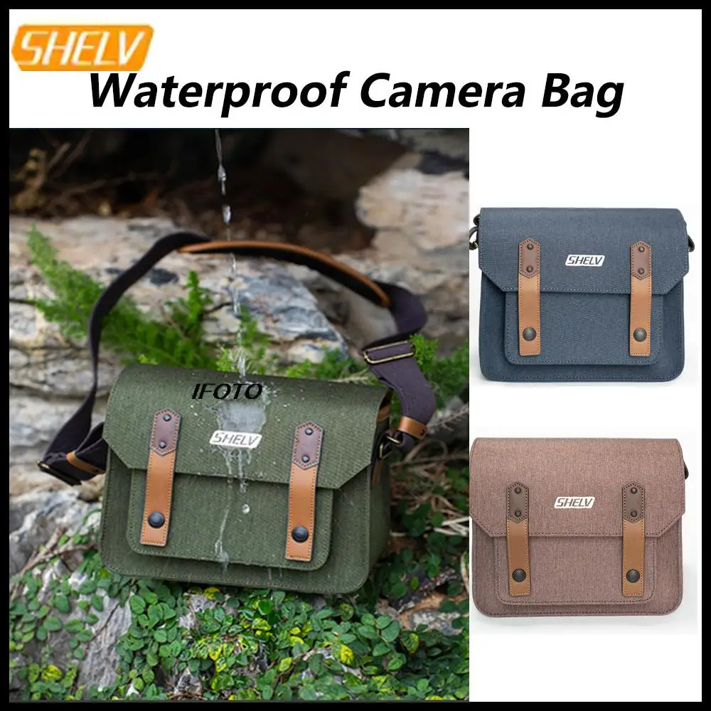 

SHELV Fujifilm xs20 s10 xt5 Camera Bag Waterproof Canon r7 r8 Micro Bag Sony zve10 a7c2 Nikon zfc Professional Photography Bag