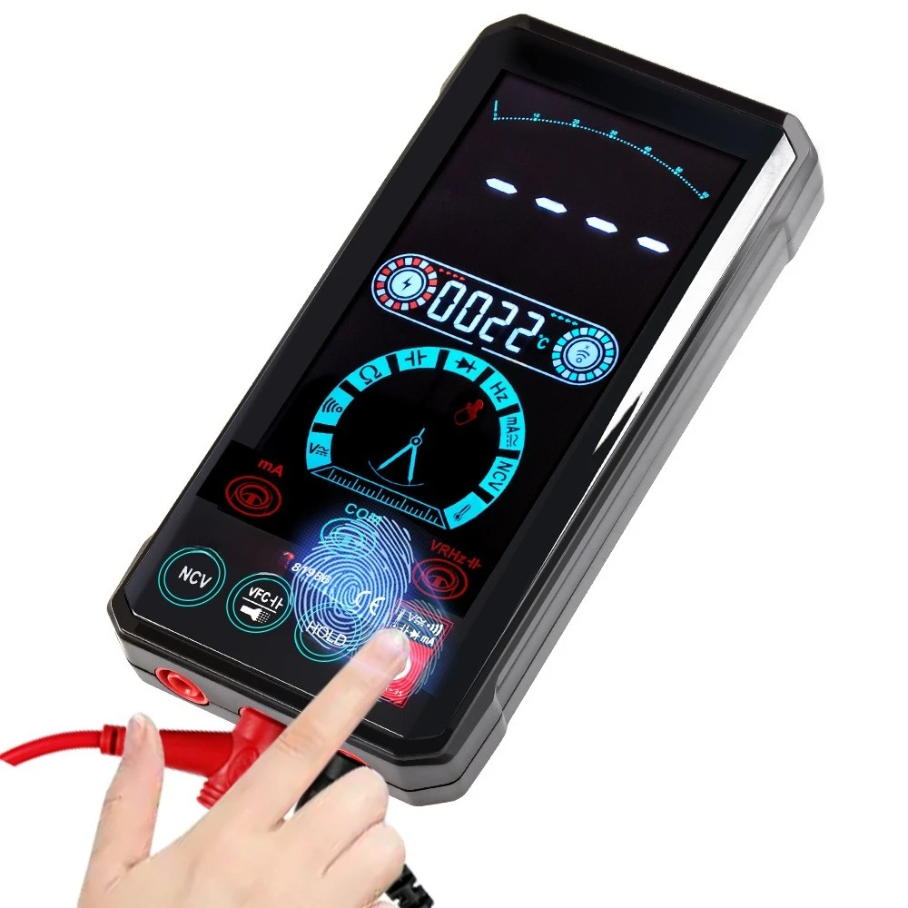 8198B High‑precision Touch‑Screen Multimeter, Large‑screen Multi‑purpose Tester with NCV & Temperature Measurement