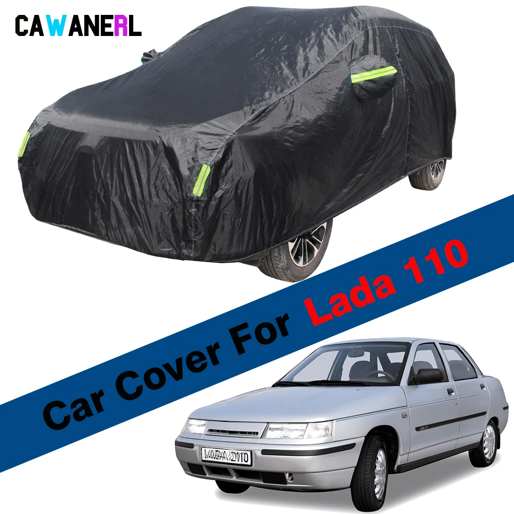 

Full Car Cover Waterproof Summer Anti-UV Sun Shade Winter Snow Rain Protection Auto Cover For Lada 110 VAZ 2110 1995-2023