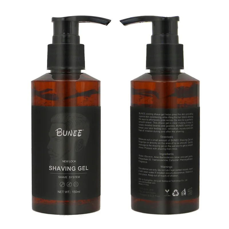 1 szt. / 3 szt. 150ml Żel do golenia dla mężczyzn Glycerol stylizujący zmiękczający odświeżający pianka do golenia brody Pielęgnacja skóry