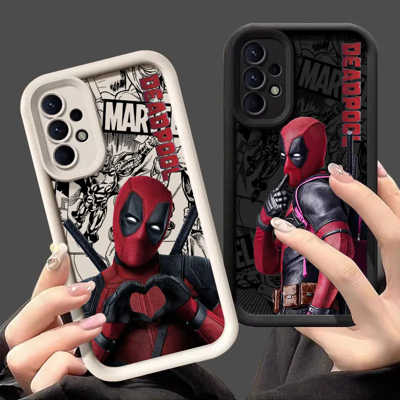 Marvel Comics Deadpool Case For Samsung Galaxy A55 A54 A35 A53 A52 A34 A12 A13 A14 A15 A16 A21S A25 A32 A33 Silicone Phone Cover