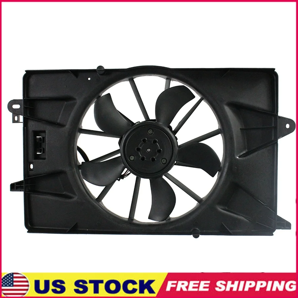 Dual Radiator Condenser Fan Assembly Chrysler Models Engineered Quality Parts Drop-In Fit Quiet Performance Certified 6010394