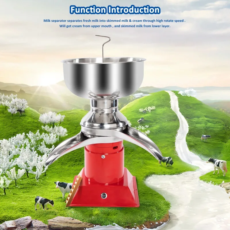 5 liters electric milk separator skimmer cream separator ghee machine