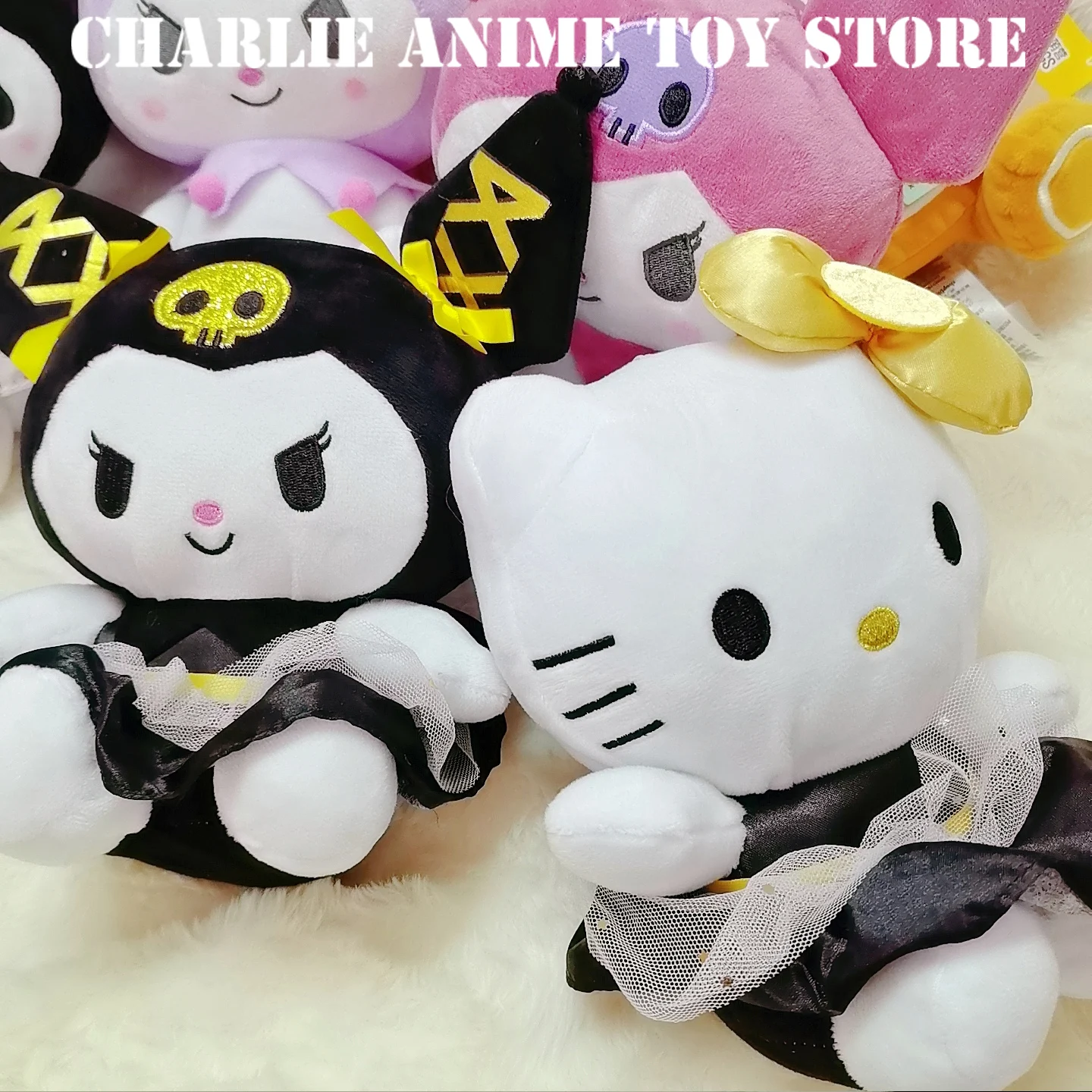 20 سنتيمتر سانريو كورومي ألعاب من نسيج مخملي سينامورول ميلودي محشوة دمية مريحة وناعمة ألعاب من نسيج مخملي عيد الحب هدية عيد ميلاد الطفل