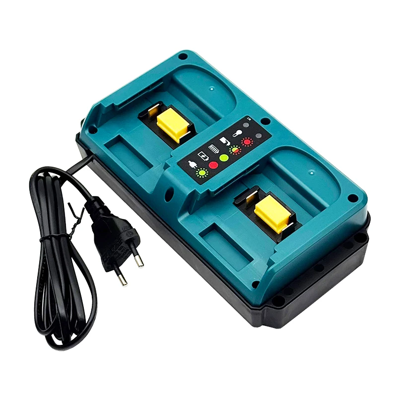 

Запчасти для электроинструментов: Корпус для литиевых аккумуляторов Makita 18В BL1815 BL1820 BL1830 BL1850, быстрое зарядное устройство с двумя портами DC18RC DC18RD DC18RF