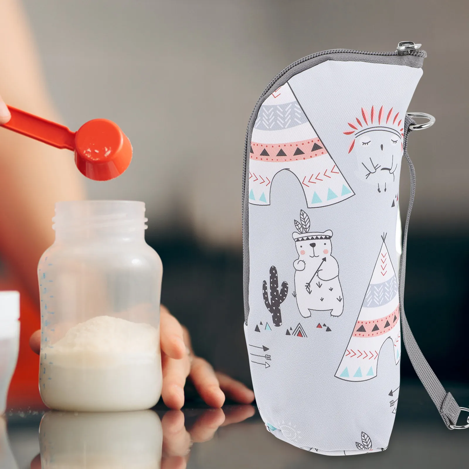 

Insulated Baby Bottle Bag Milk Bottle Thermal Bags Stroller Accessories Portable Nursing Feeding Temperature Maintaining Durable