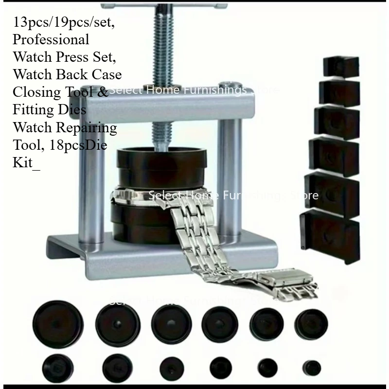 

Suitable for 13/18 19 Pieces, Professional Watch Cover Back Cover Closing Assembly Mold Maintenance Tool