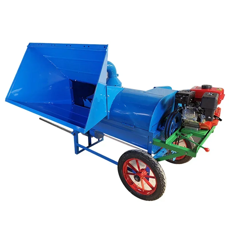 200-500KG/H Electric/Gasoline Rapeseed Threshing Machine Wheat Millet Soybean Sesame Rice Multi-functional Threshing Machine