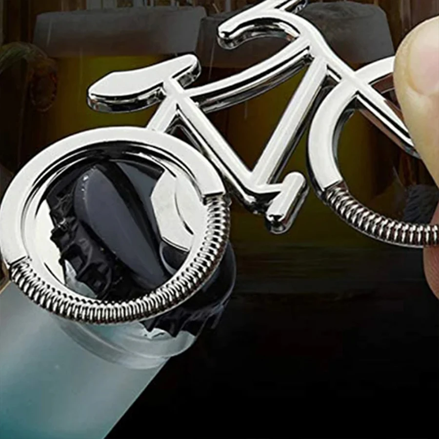 Bike Keychain Bottle Opener Vintage Metal Bike Keychain Lover Bike Bottle Opener A Gift for Men and Women Cycling Enthusiasts