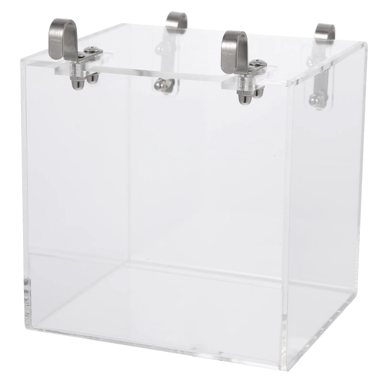 

Bird Bathing Basin Clear Acrylic Box For Small Parrots Finches Decorative Shower Container Household Pet Store Use Cage