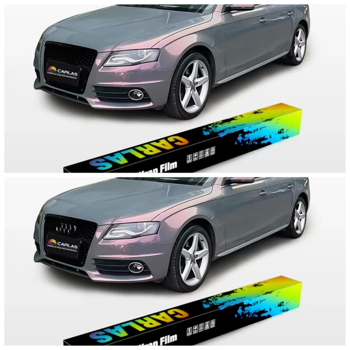 Great Deals：Carlas Color TPU Car Body Protection Film 1.52 X 16m Self-Healing Chameleon Car Protection Film Automotive PPF Wrap