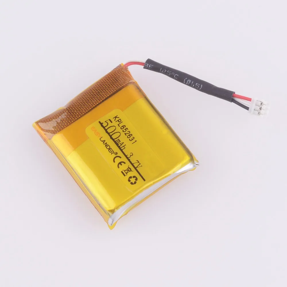 Easylander Replacement  652631 3.7V 500mAh Li-polymer Battery For  smart watch  gps KPL652631 Suunto Ambit  Ambit 2 Ambit 3 Peak