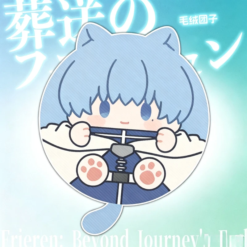 Frieren Cat Ear Plush Doll Bey - Anime Cosplay Cat ulasan dan harga