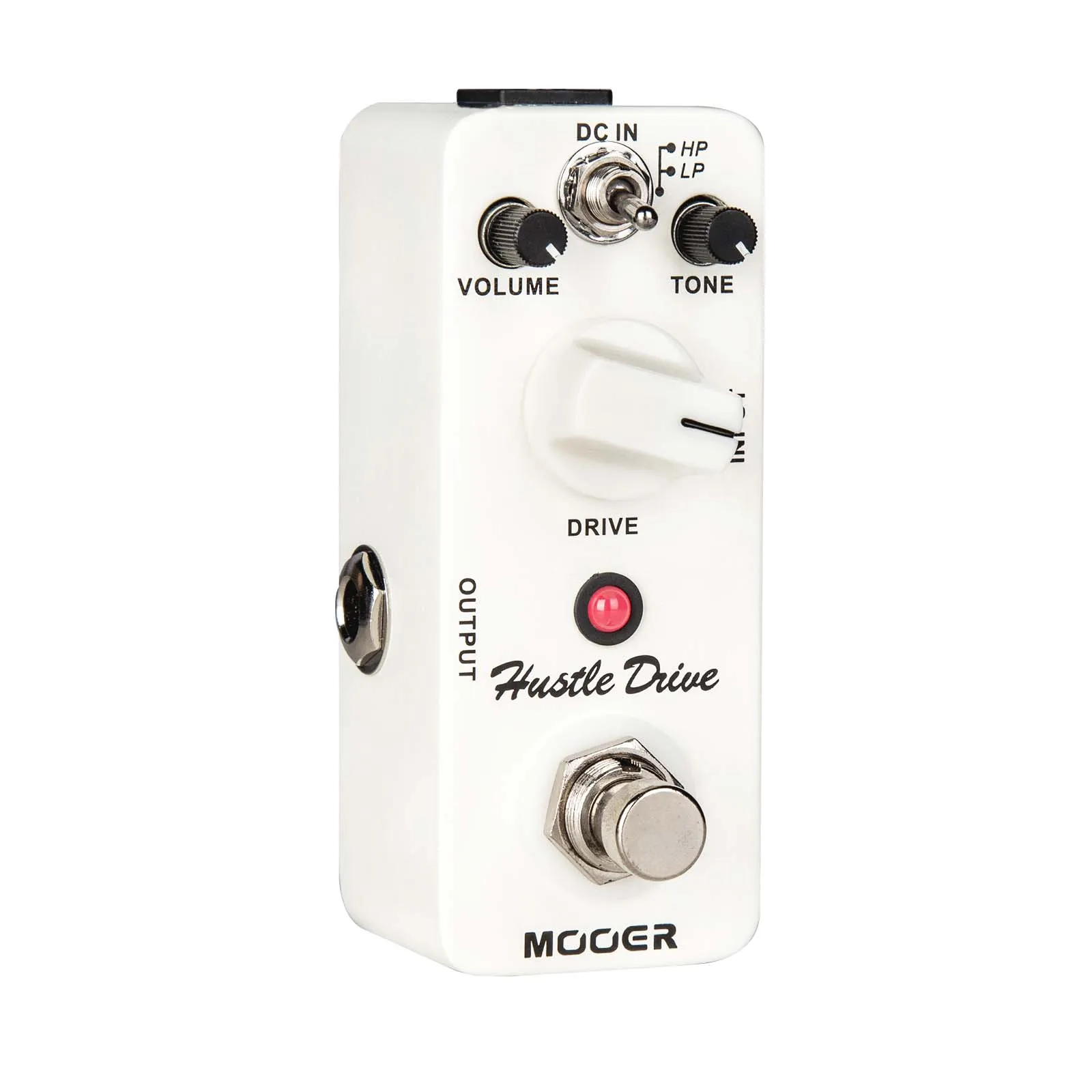 MOOER Hustle Drive Distortion Pedal, Electric Guitar Distortion Pedal, 2 Work Modes: High/Low Peak Mode