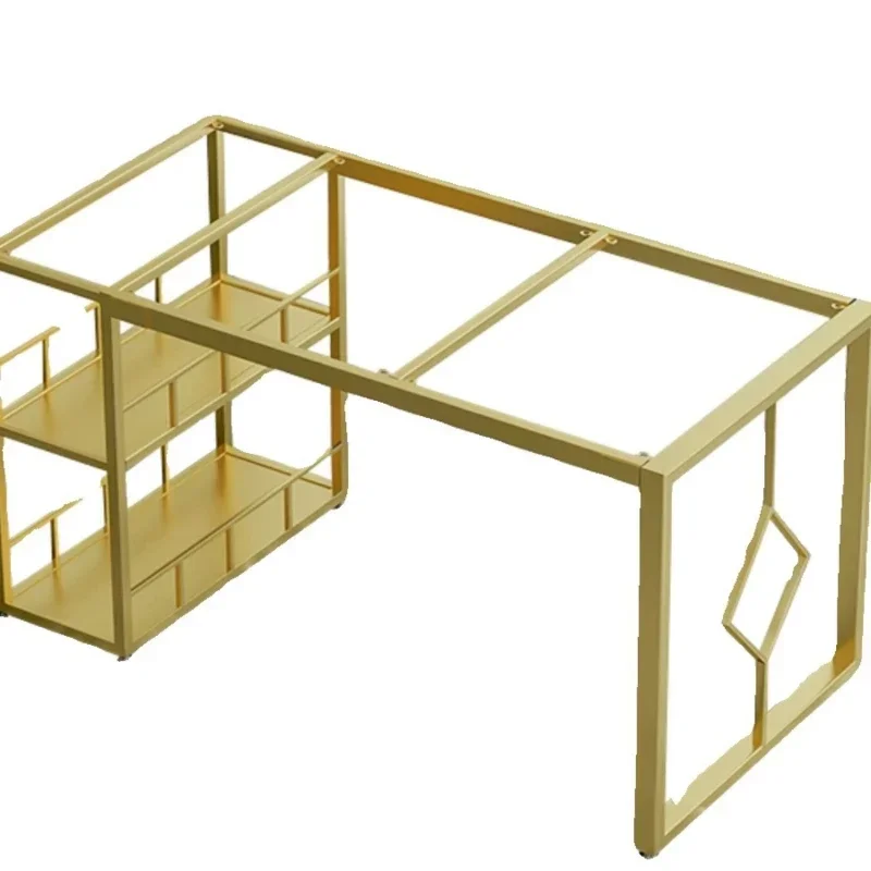 wrought iron  foot bracket, rock slab tile dining table, leg tea  coffee table stand, marble glass, rack metal