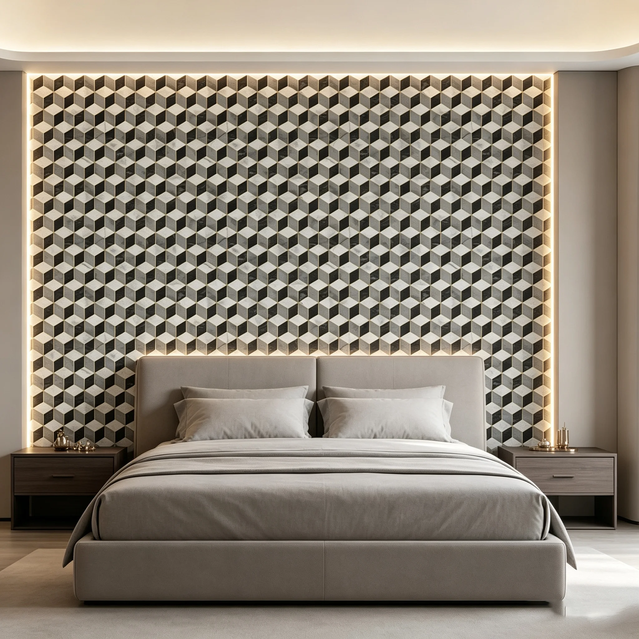 Self Adhesive Light Luxury Imi - Luxury Lifestyle Wallpaper ulasan dan harga