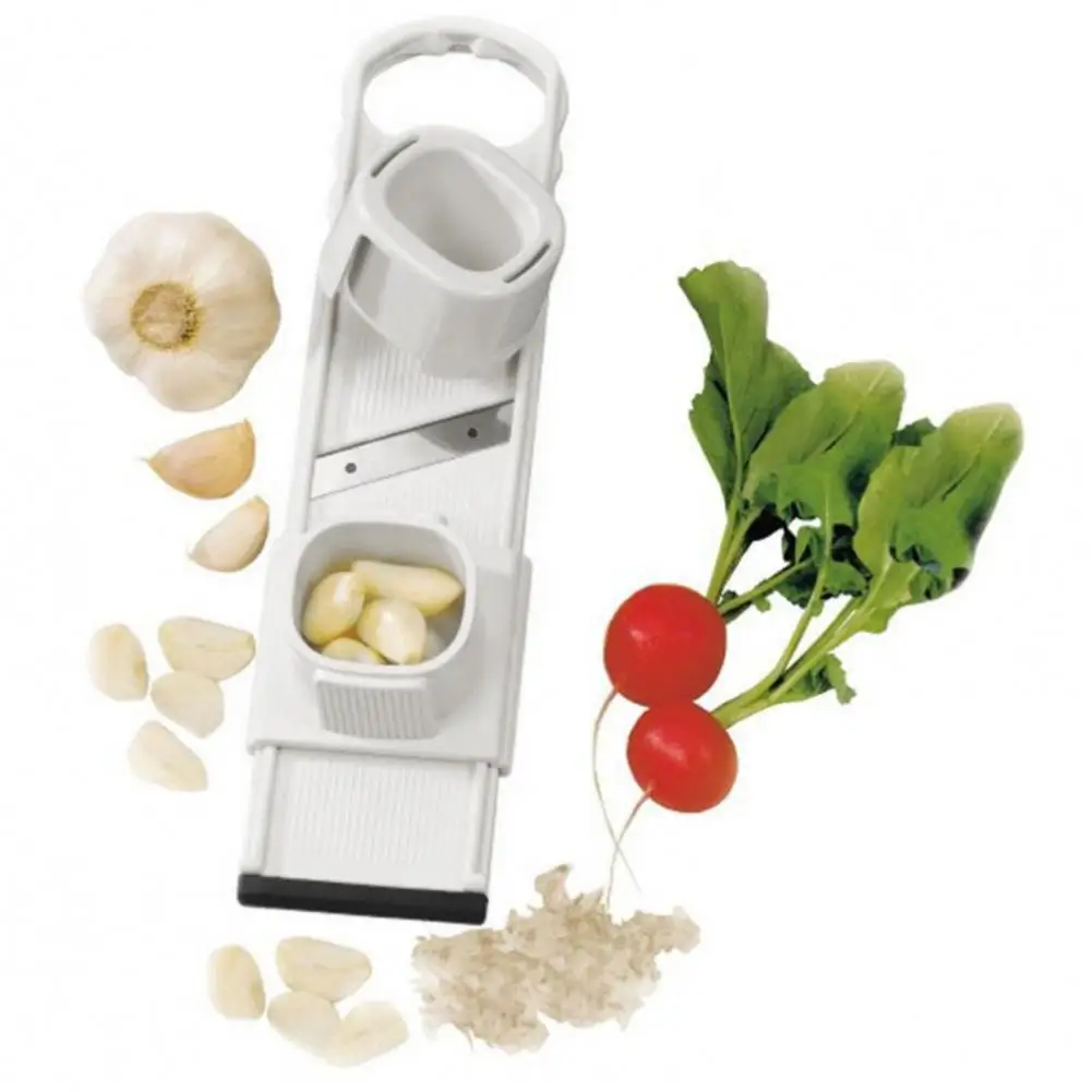 1Pc Vegetable Cutter Stainless Steel Durable Julienne Slicer Grater with Handle Kitchen Gadgets for Efficient Weighing Cutting