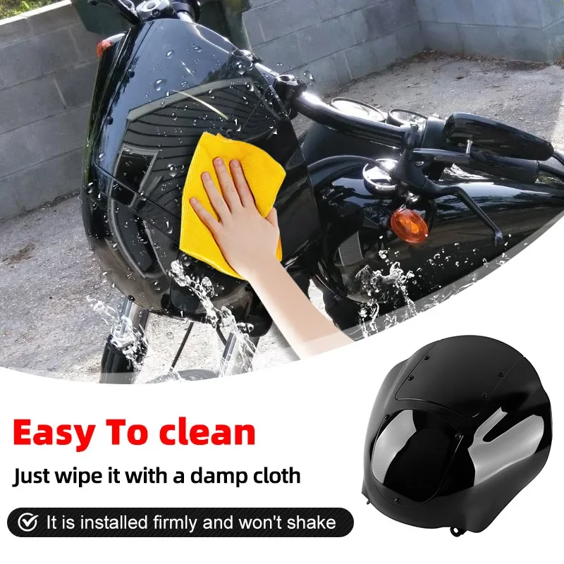 دراجة نارية العلوي الربع هدية ل هارلي دينا سبورتستر XL 883 1200X48 72 1998-2016 الزجاج الأمامي الأجهزة قوس #5