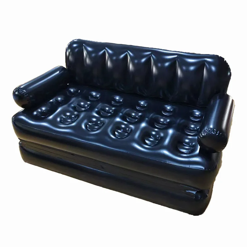 

Multifunctional 5-in-1 Inflatable Sofa Air Mattress Double Thickened Recliner Lazy Sofa