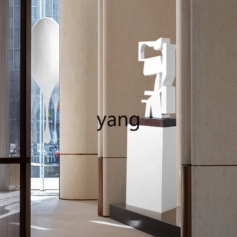 CX abstract sculpture ornament villa clubhouse aisle entrance floor decoration