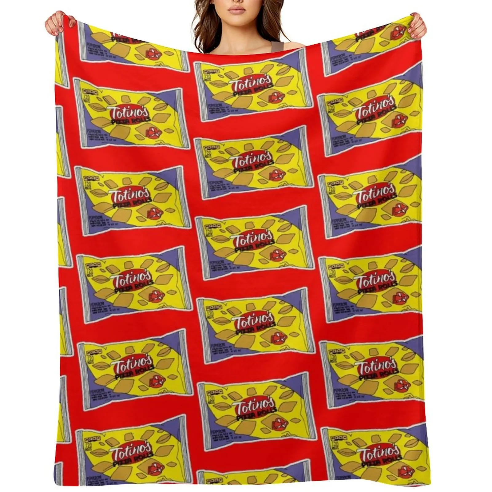 

Pizza Rolls Throw Blanket Personalized Gift Winter beds Decoratives Hairy Blankets
