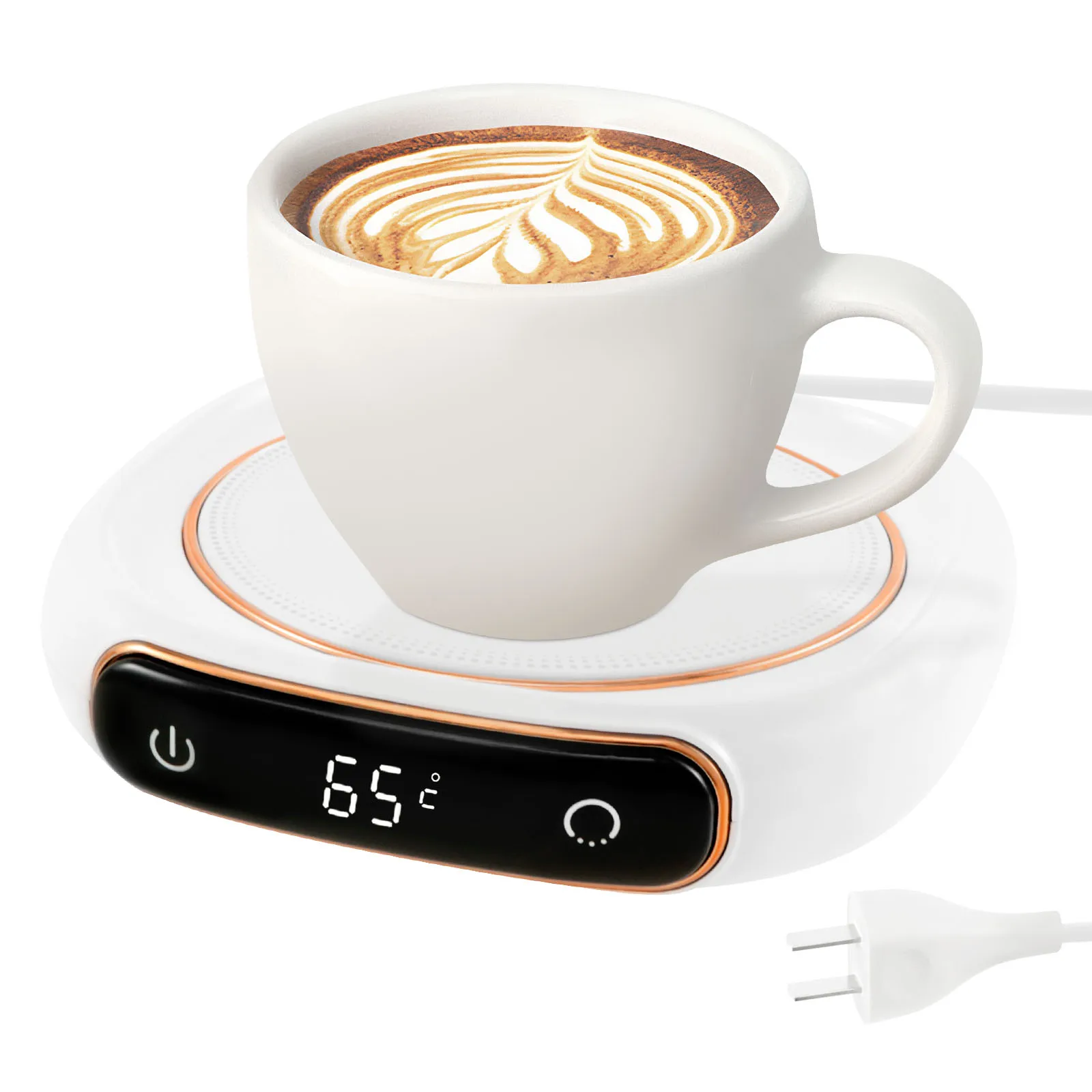 Coffee Cup Warmer Smart Cup Warmer 3 Temperature Settings Tea Thermostat Coaster Home Office Coffee Milk Tea Heater Plate