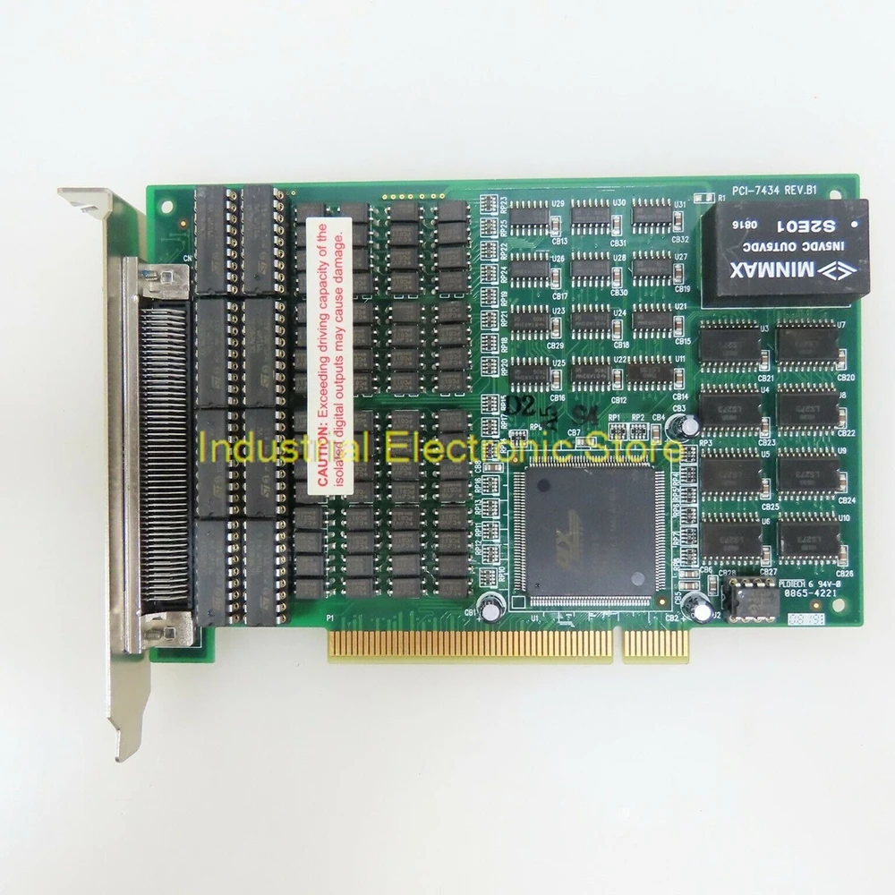 For ADLINK Capture Card Acquisition Card High-Speed Digital I/O Card PCI-7434 REV.B1