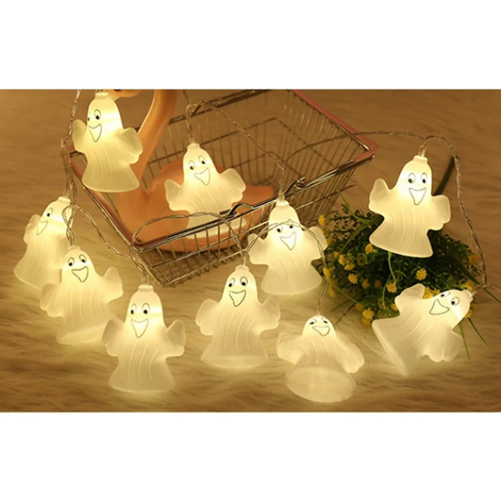 ONCE Halloween String Light Nightlight Mini Ghost Nightlight Small String Light for Halloween Decorative 1.5meter+10LED