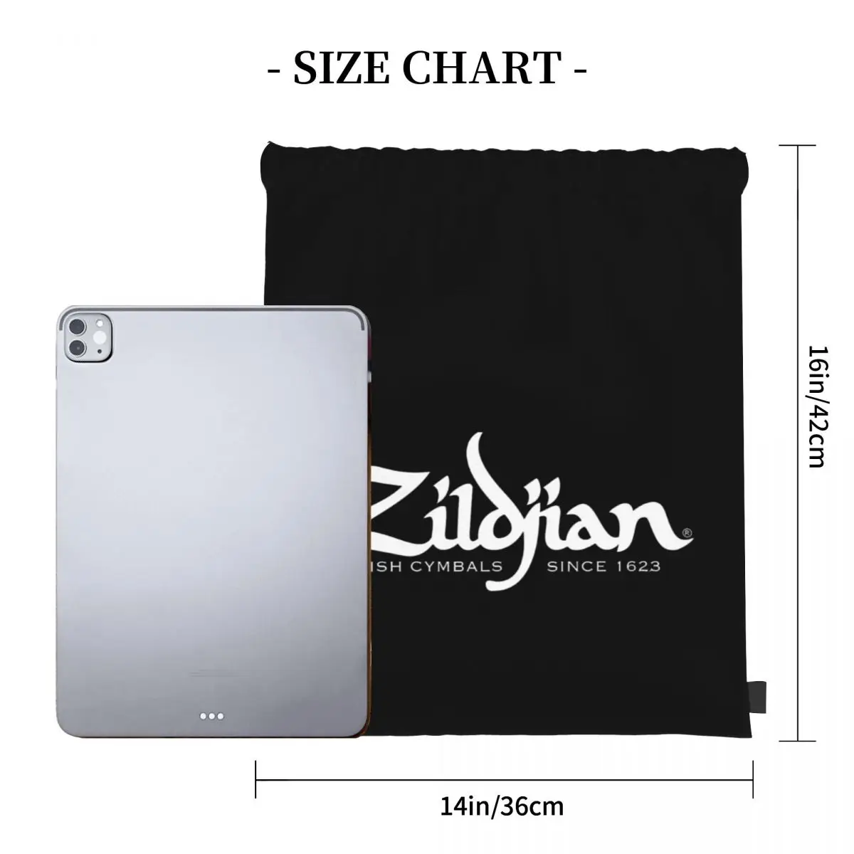 Bolsas con cordón bolsa de gimnasio Zildjian mochila Humor Graphic Cool Field pack