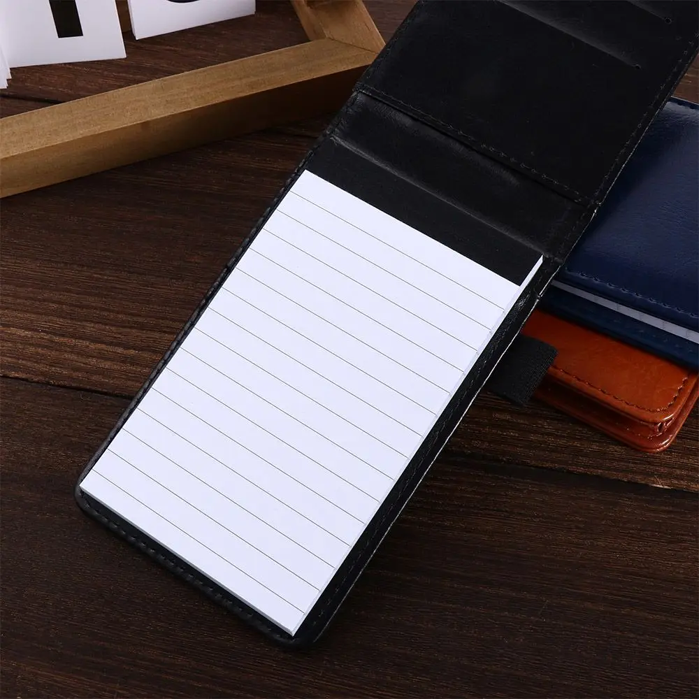 Multifunction School Supplies Memo Pads Small Leather Cover Diary Pocket Planner Business Memos A7 Notebook Mini Notepad