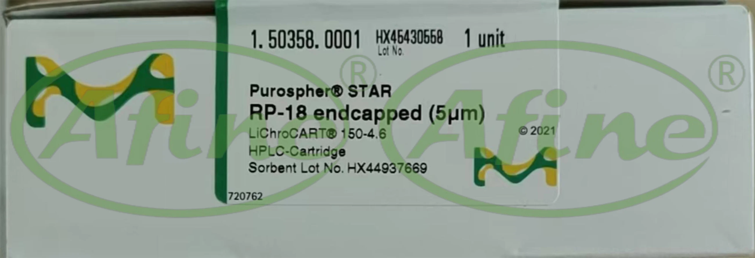 Merck 1.50358.0001 Purospher STAR RP-18 endcapped (5 µm) Columns L×150mmx4.6mm LiChroCART HPLC cartridge manuCART Holder