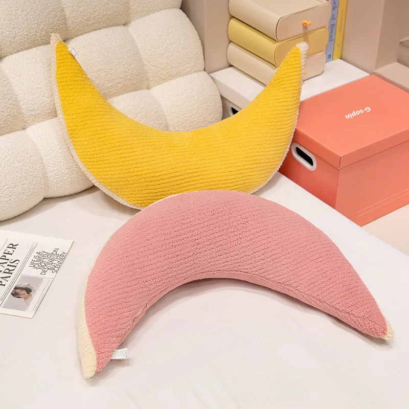 75cm eid lua travesseiro lua crescente macio brinquedos de pelúcia festival do oriente médio ramadan abraço travesseiro casa sofá almofada