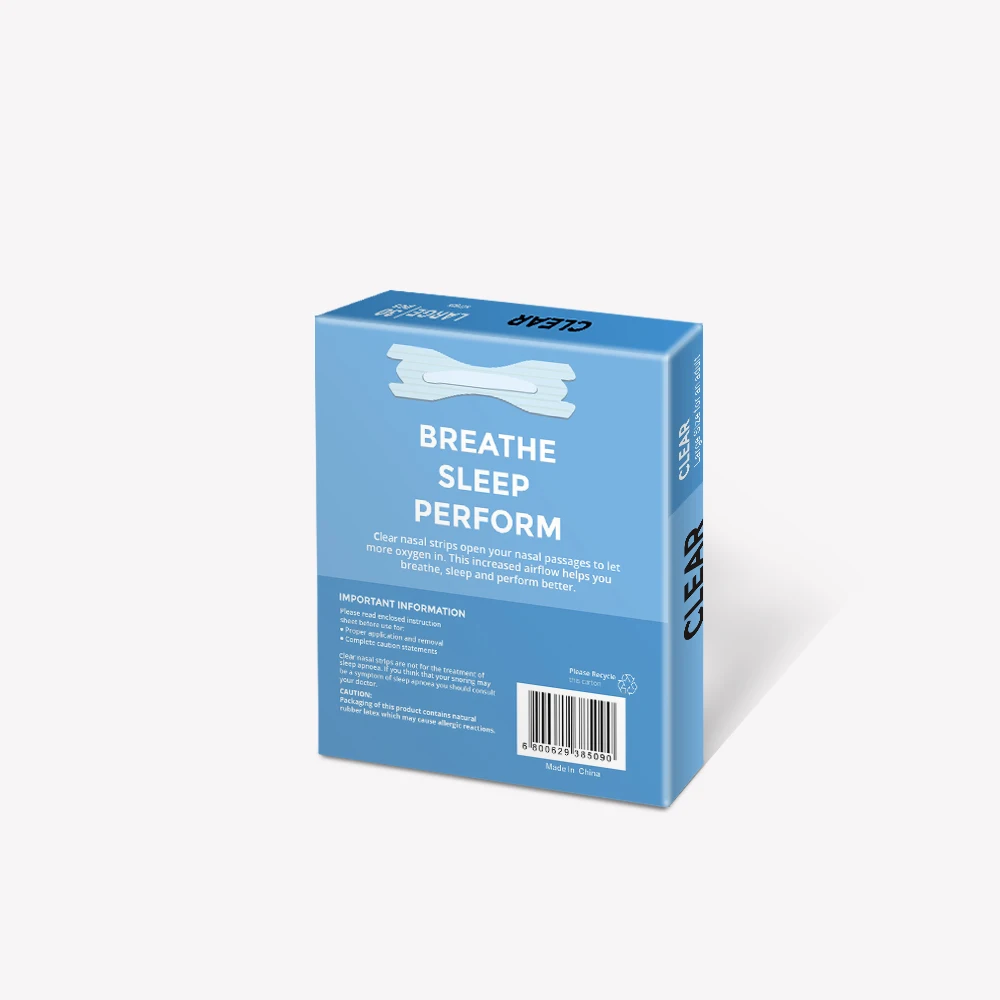 30pcs/Box Transparent Nasal Strips Better Breath Anti Snore Patch Reduce Snoring Anti-snoring Aid Snoring-prevention