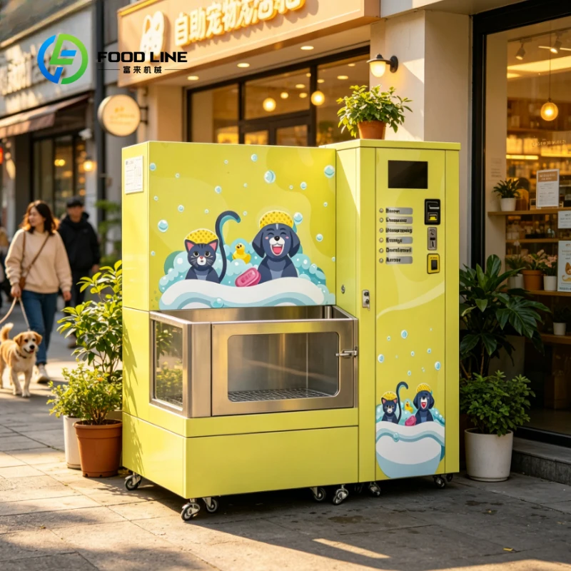 Stainless Steel Mobile Dog Pet Bathing Machine Customized Payment Methods Dog Wash Machine Portable Pet Cleaning Machine