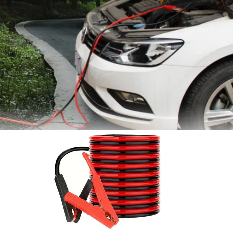 300CM 500A Car Battery Jump Cable Booster Cable Line Emergency Jump Starter Leads Van SUV Double-Ended With Clamps Clips