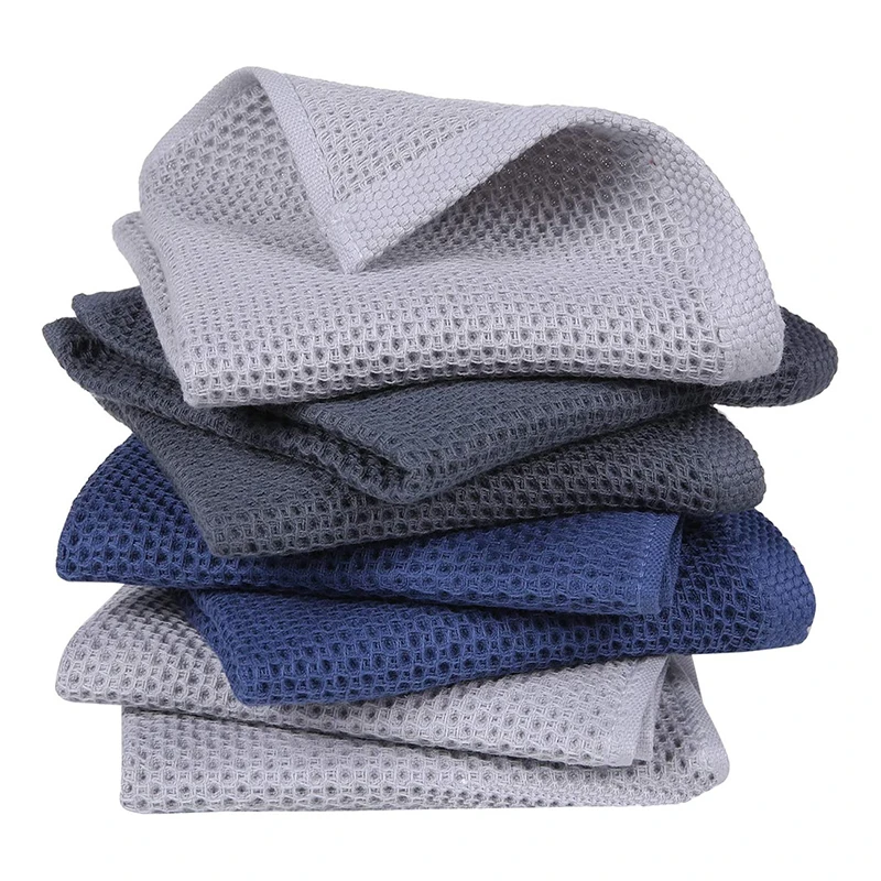 1PCS Kitchen Bar Cleaning Cloth Towel Tea Shop Coffee Machine Special Rags Water Absorbing Square Towels Household Cleaner