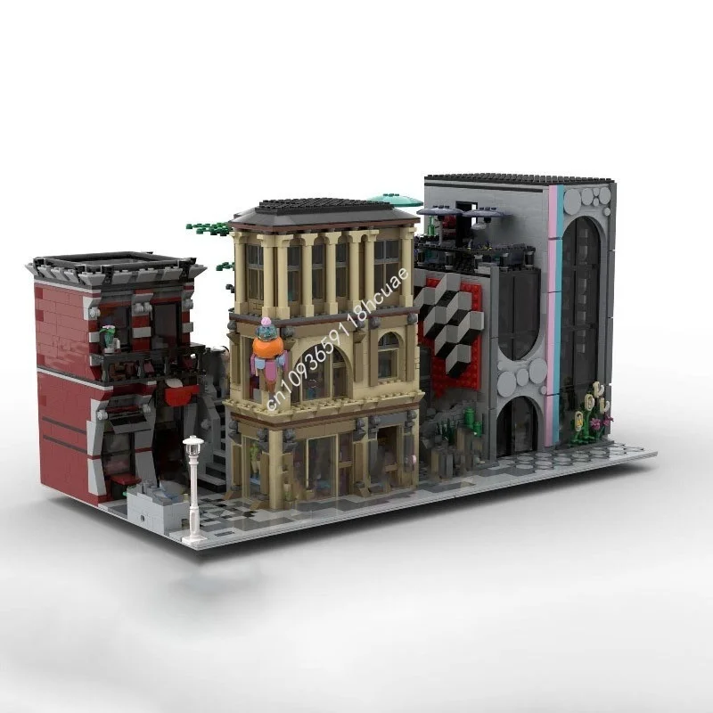 3981개 MOC 이탈리아 유산 박물관 모듈형 모델 블록 조립 장난감 DIY 브릭 크리스마스 선물 생일 선물